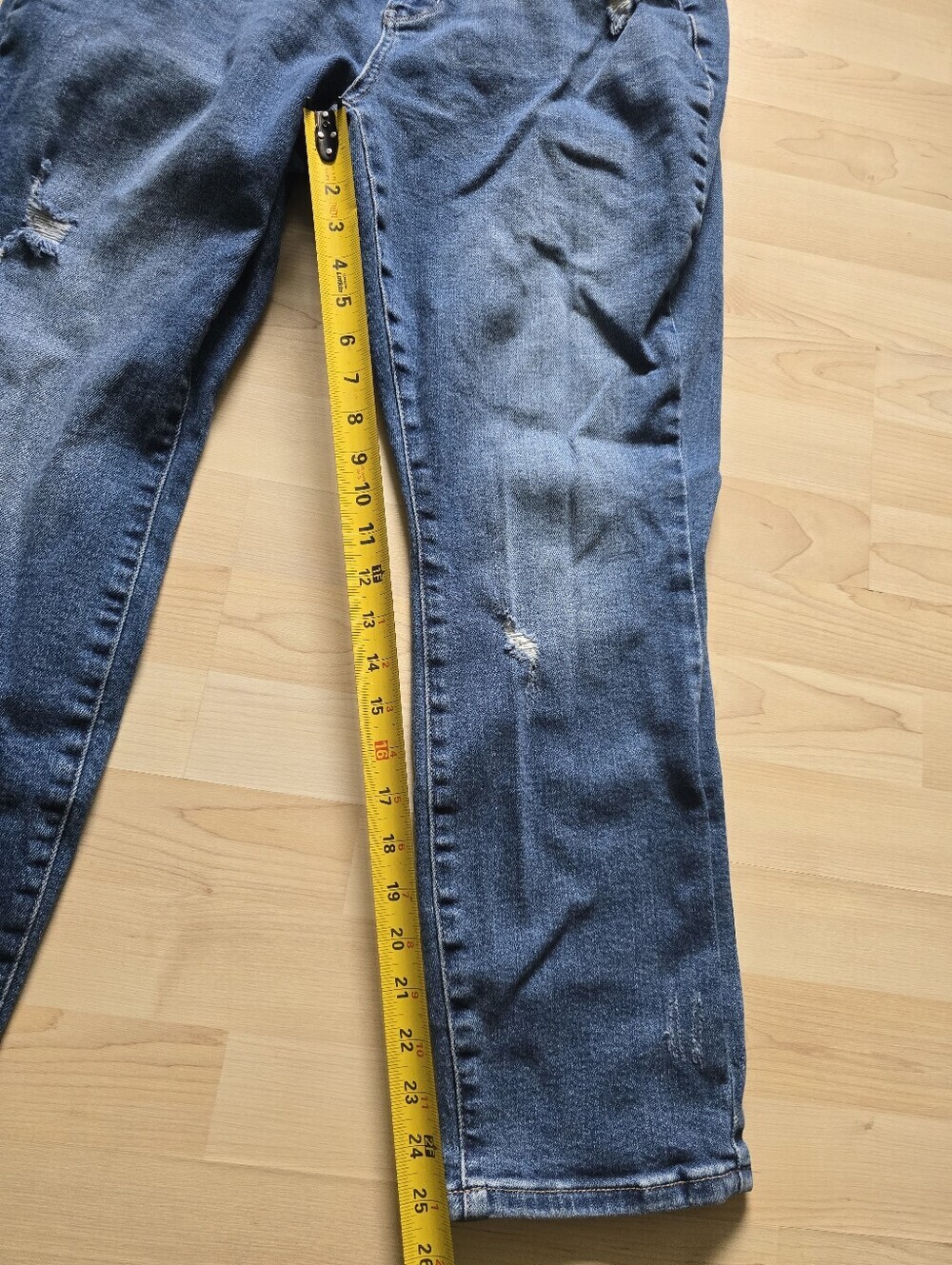 Judy Blue Embroidered Rainbow Pocket Straight Fit Jeans Size 14W - Picture 7 of 13